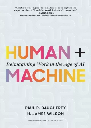 [READ DOWNLOAD] Human   Machine: Reimagining Work in the Age of AI