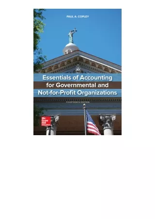 Download Loose Leaf for Essentials of Accounting for Governmental and NotforProf