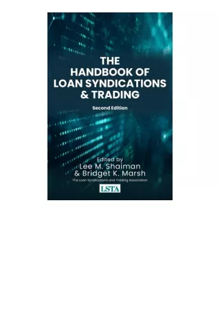 Kindle online PDF The Handbook of Loan Syndications and Trading Second Edition f