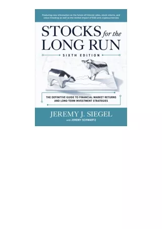 PDF read online Stocks for the Long Run The Definitive Guide to Financial Market