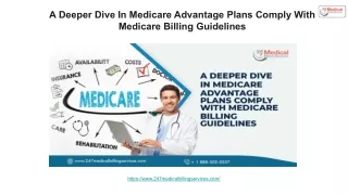 A Deeper Dive In Medicare Advantage Plans Comply With Medicare Billing Guidelines