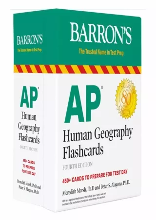 [PDF] DOWNLOAD  AP Human Geography Flashcards (Barron's AP)