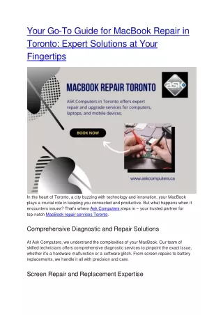 Your Go-To Guide for MacBook Repair in Toronto_ Expert Solutions at Your Fingertips