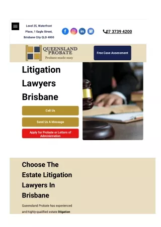 Litigation Lawyers Brisbane