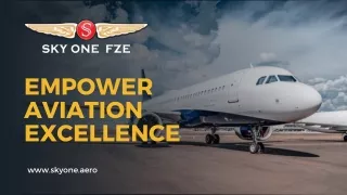 Sky One FZE - Your Trusted Aviation Expert