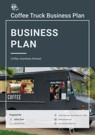 Coffee Truck Business Plan