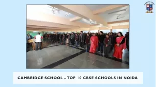 Top 10 CBSE Schools in Noida