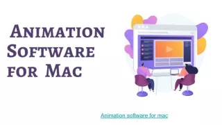 Animation Software For Mac