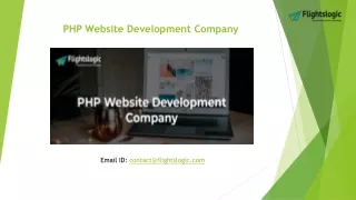 PHP Website Development Company