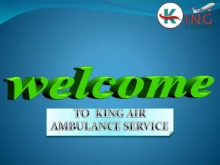 Fast King Air Ambulance Service in Jamshedpur, Jharkhand