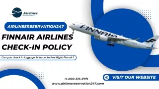 Finnair Airlines  Check-In Policy