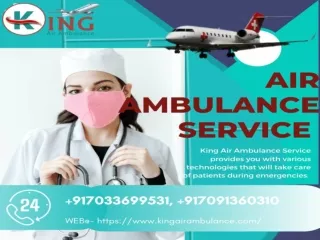 Speedy King Air Ambulance Service in Gorakhpur, Uttar Pradesh