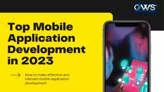 2023 Customize Mobile App Development Company