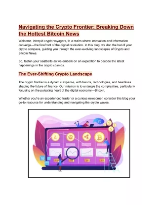 Navigating the Crypto Frontier_ Breaking Down the Hottest Bitcoin News