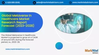 Global Metaverse in Healthcare Market Forecast 2023-28