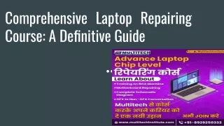 Comprehensive Laptop Repairing Course_ A Definitive Guide