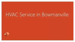 HVAC Service in Bowmanville