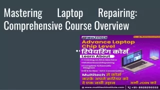 Mastering Laptop Repairing_ Comprehensive Course Overview