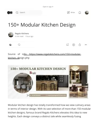 150  Modular Kitchen Design