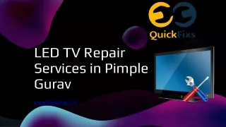 LED Tv  Repair Services in Pimple Gurav