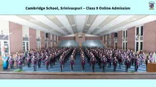 Class 9 Online Admission