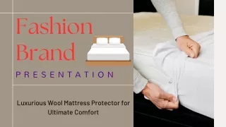 Natural Wool Mattress Protector: Sleep in Pure Comfort