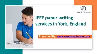 IEEE paper writing services in York, England