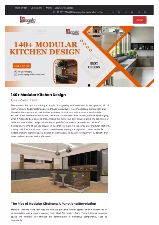 140  Modular Kitchen Design