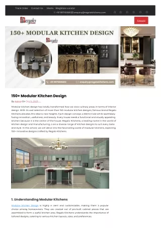 150  Modular Kitchen Design