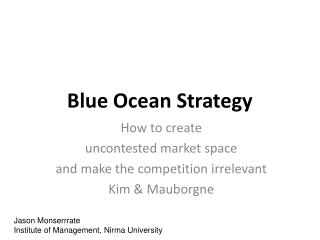 Blue Ocean Strategy