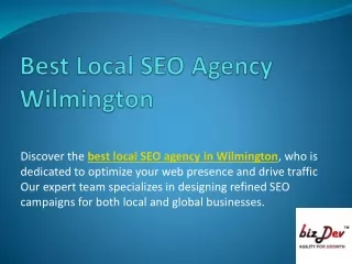 Best Local SEO Agency Wilmington