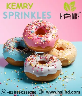 SPRINKLES MANUFACTURER | KEMRY | HSJ INDUSTRIES