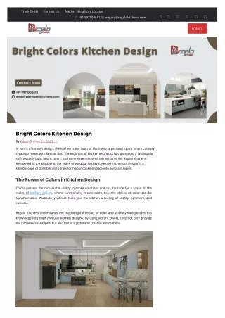 Bright Colors Kitchen Design - Regalo Kitchens.pdf