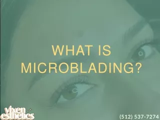 What is microblading