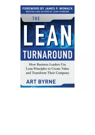 Download PDF Lean Turnaround PB free acces