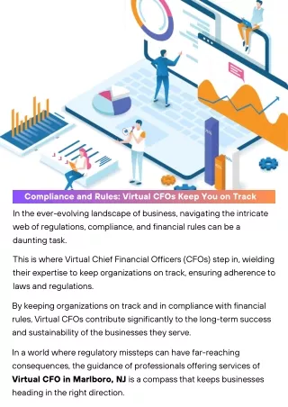 Compliance and Rules: Virtual CFOs Keep You on Track