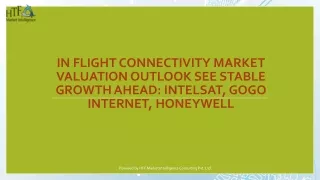 In Flight Connectivity Market