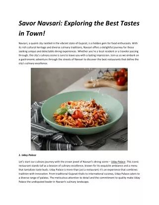 Savor Navsari
