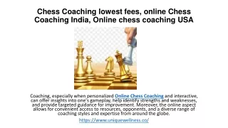 Chess Coaching lowest fees, online Chess Coaching India, Online chess coaching USA