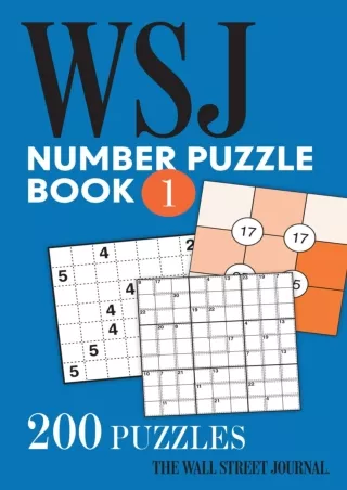 PDF_ The Wall Street Journal Number Puzzle Book 1: 200 Puzzles