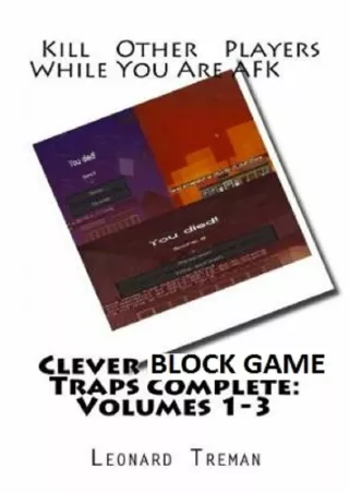 get [PDF] Download Clever Block Game Traps Volumes 1-3