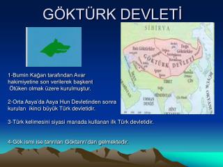 GÖKTÜRK DEVLETİ