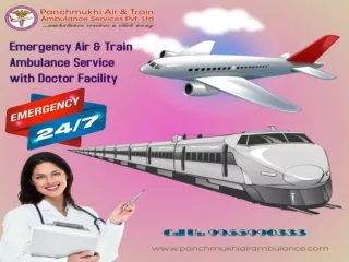 Use the Best Medical Train Ambulance in Bangalore and Guwahati at Genuine Cost by Panchmukhi