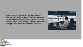 Autonomous Navigation Sensing System Market PDF