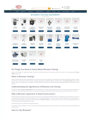 Understanding the Vital Role of Bitumen Testing in Construction