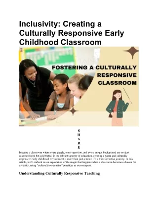 8 Effective Culturally Responsive Teaching Strategies