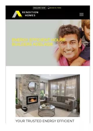 Energy Efficient House Builders Adelaide