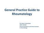 General Practice Guide to Rheumatology