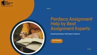 Perdisco Assignment Help by Best Assignment Experts