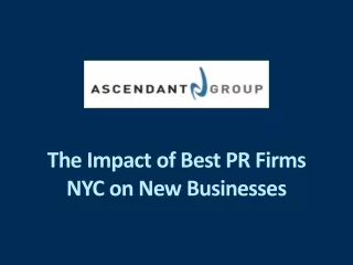 Exlpore Best PR Firms in NYC